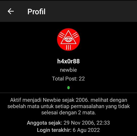 Seberapa lama ngaskus ?? posting profil kalian