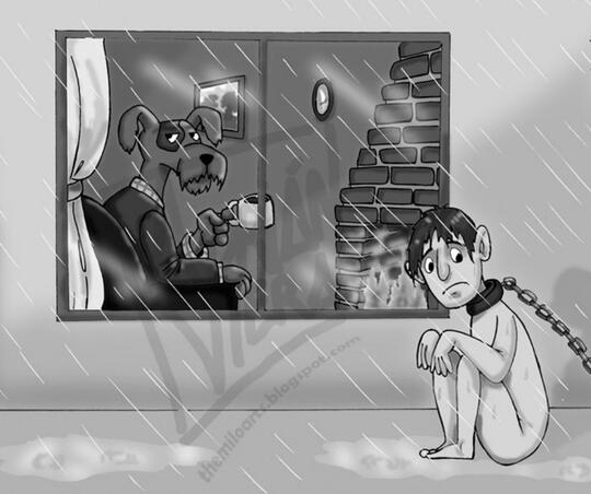 18 Ilustrasi Mengerikan jika Manusia Bertukar Kodrat dengan Hewan