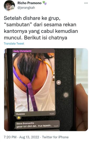 Jadi Model Perusahaan, Karyawati Ini Dilecehkan di Grup WA, Waspada Ekosistem Toxic!