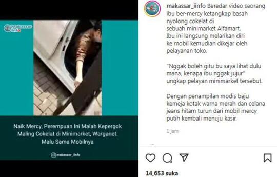 Pencuri Cokelat Tuntut Pegawai Minimarket Klarifikasi Minta Maaf, Nggak Salah?