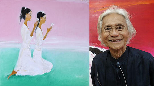 Art Review: Lukisan Srihadi Soedarsono Warna, Kombinasi & Warna