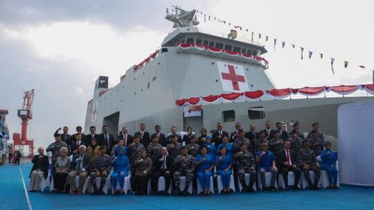 Kado HUT RI, PT PAL Luncurkan Kapal Rumah Sakit KRI dr. Radjiman Wedyodiningrat-992