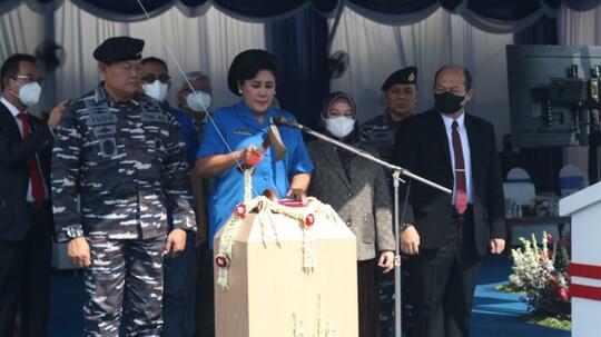 Kado HUT RI, PT PAL Luncurkan Kapal Rumah Sakit KRI dr. Radjiman Wedyodiningrat-992