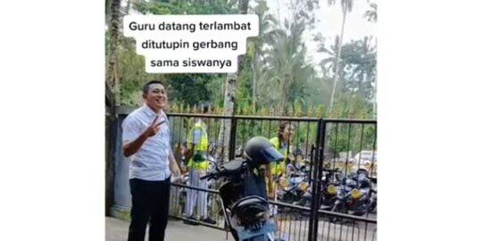 Guru Datang Terlambat Gerbang Ditutup oleh Murid, Apakah Itu Pantas Untuk Dilakukan?