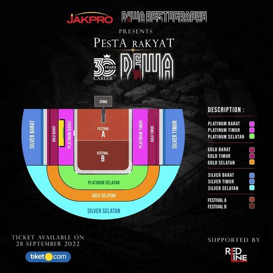 Tiket Presale Konser 'PESTA RAKYAT 30 TAHUN BERKARYA DEWA 19' Bisa Dibeli Hari Ini!