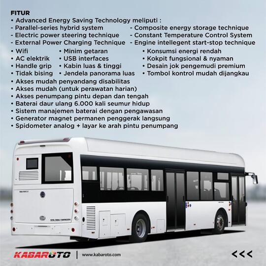 Kenalan Dengan Bus SAG Golden Dragon Bus EV Transjakarta