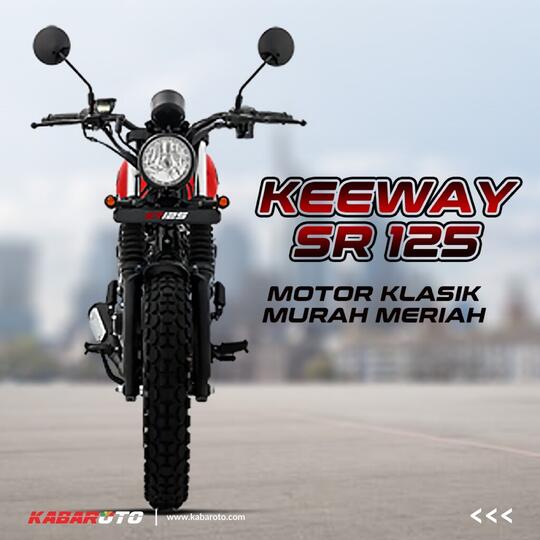 Keeway SR 125 Meluncur Di India, Motor Klasik Dengan Harga Murah