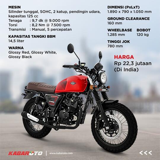 Keeway SR 125 Meluncur Di India, Motor Klasik Dengan Harga Murah