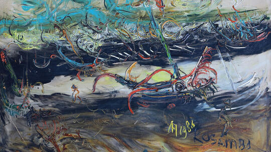 Art Review: Kosamba, 1986 by Affandi