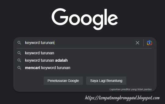 Pengertian dan Fungsi Keyword Turunan