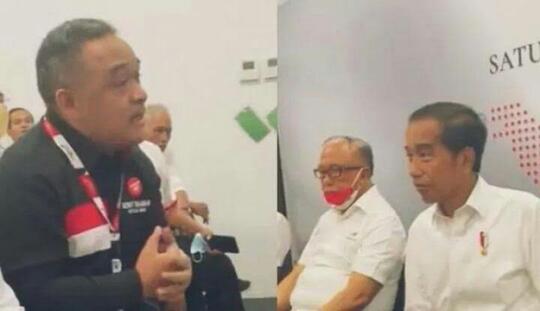 POLEMIK : Beredar Video Benny Rhamdani "Ceramahi" Presiden Jokowi