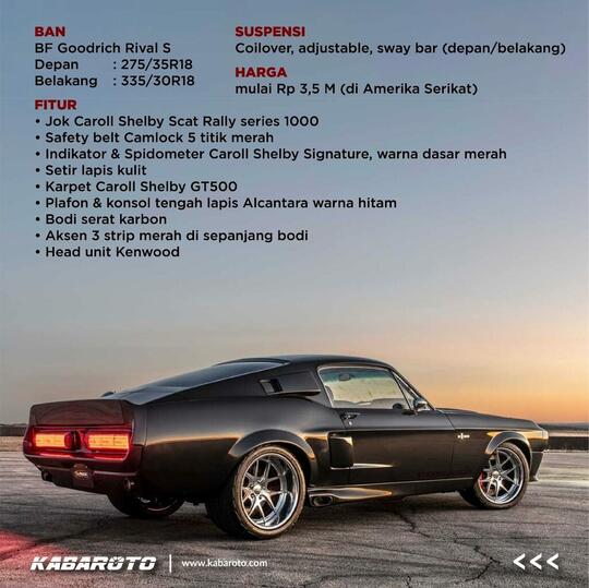 Ford Mustang Shelby GT500 Code Red Bertenaga Turbo Ganda