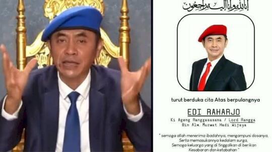 Trending Twitter, Lord Rangga Sunda Empire Meninggal Dunia, Warganet Turut Berduka