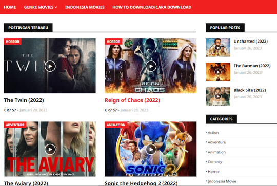 Situs Streaming & Download Film Sub Indo Gratis Terbaru 2023 No  Buffering..!! | KASKUS