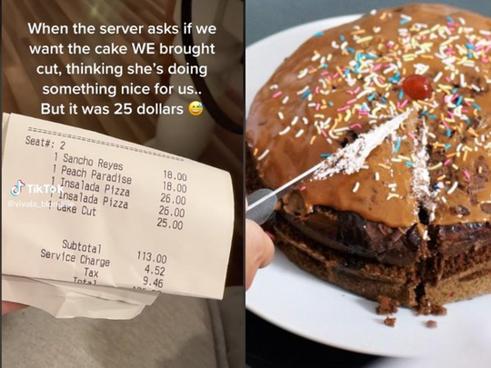 Cuma Potong Kue Di Restoran, Ditagih 25 Dollar, Sekitar Rp 374.000! Kok Bisa Begitu?