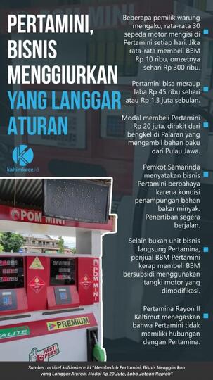 Kok Aneh Ya! Pertamina Malah Meniru Pertamini?