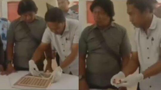 Biadab! Pasutri Ini Seludupkan Sabu di Dalam Al-Qur'an! Begini Modusnya!