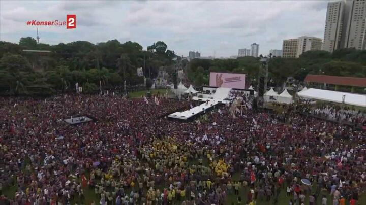 Meriahnya Konser Gue 2 Untuk Dukung Ahok Djarot