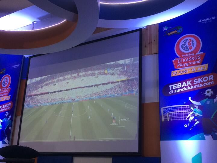 Pesta Bola Day 3 : Serunya Nobar di KASKUS Playground Daripada Kejebak Macet