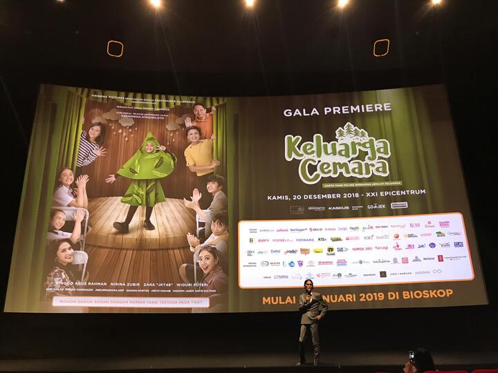 Sambutan dari Angga Dwimas Sasongko selaku CEO Visinema Pictures