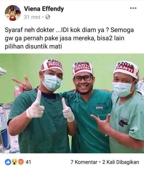 Bawaslu Sintang: Dokter Bertutup Kepala '2019 Ganti Presiden' PNS