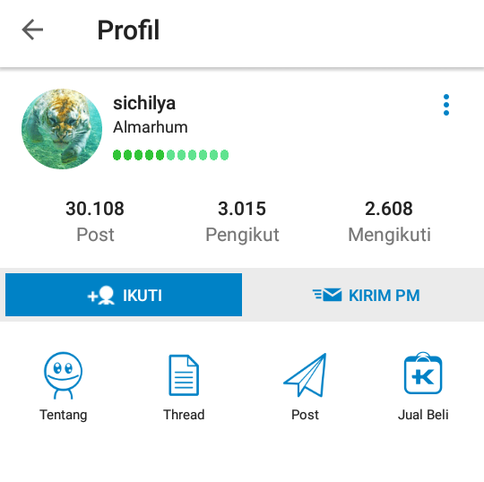 Thread duka atas Meninggalnya Mod @Sichilya