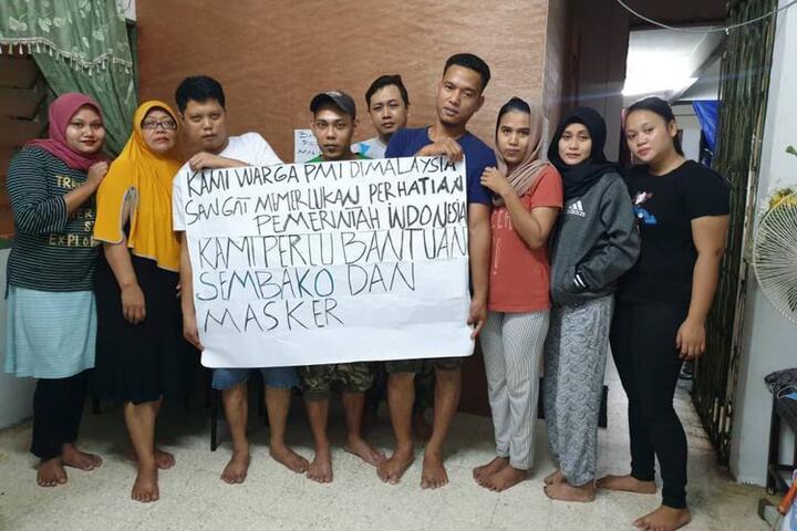 Malaysia Lockdown, Pekerja Indonesia di Ambang Kelaparan, Minta Bantuan Sembako