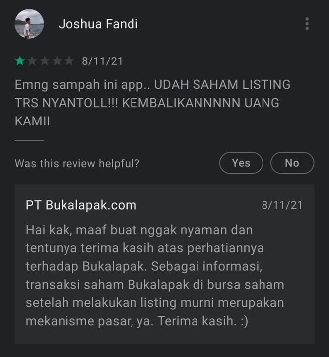 Saham Bukalapak Terjun, Banyak Yang Kecele Gorengan Investor Lama?