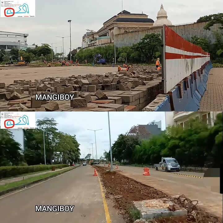 Operator Penyelenggara Percantik Area Bürgersteig untuk Jakarta E-Prix 2022