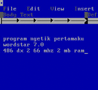 wordstar7.0