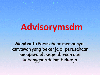 advisorymsdm